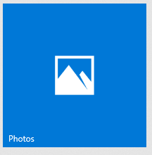 Windows 10 Photos app tile