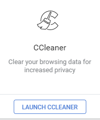 accessing CCleaner from CCleaner Browser