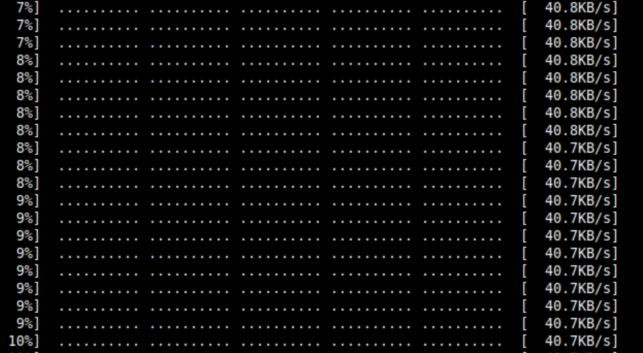 throttled connections per file when using axel 