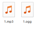 source and destination audio files in the same folder 