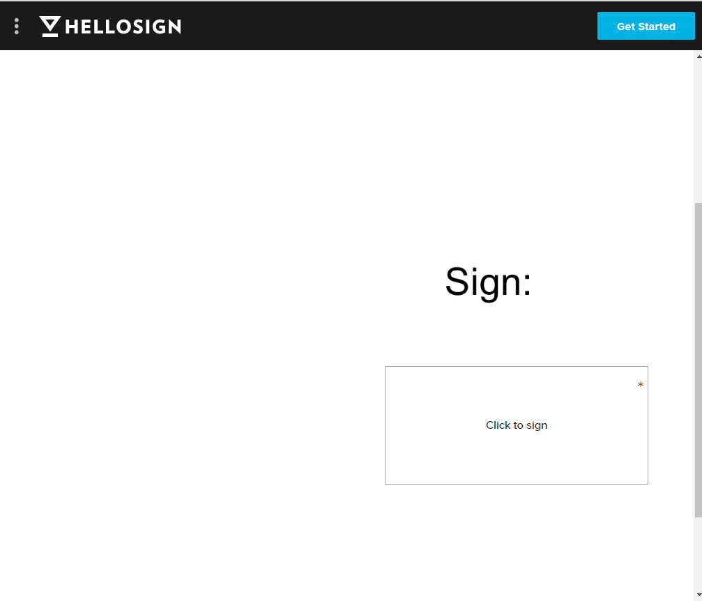 signing documents using HelloSign 