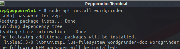 installing programs from the Terminal in Peppermint