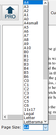 choosing page size for output merged document using PDF Page Merger