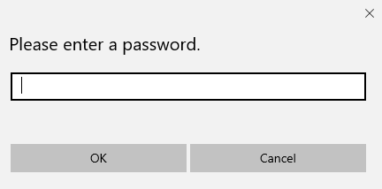 password required to open the merged document 