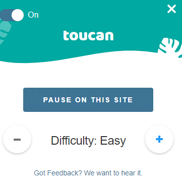 pausing Toucan on specific sites