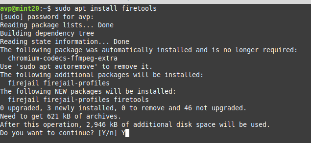 installing Firetools in Linux Mint