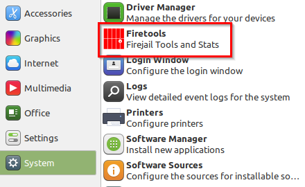 Firetools installed in Linux Mint