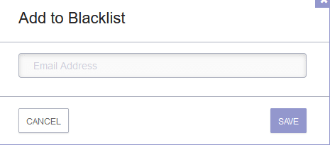 add email addresses to protonmail blacklist