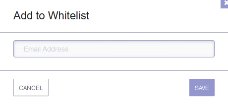 add email addresses to whitelist in protonmail