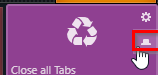 close all tabs option for Click&Clean 