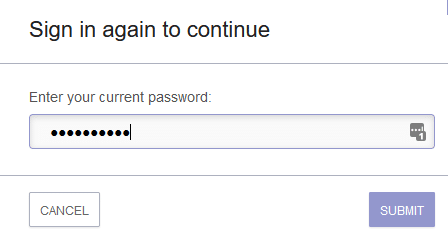 logging in for enabling two password mode in protonmail 