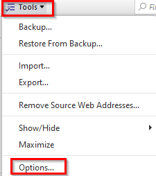 configuring Clippings add-on options