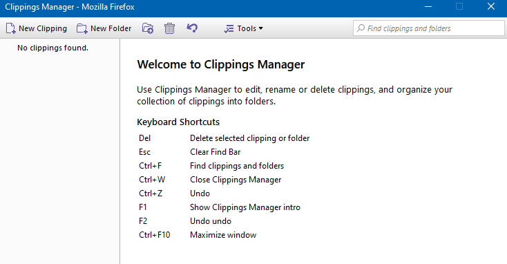 Clippings Manager 