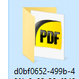 folder containing converted PDF file