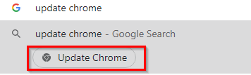 Chrome Actions for updating browser