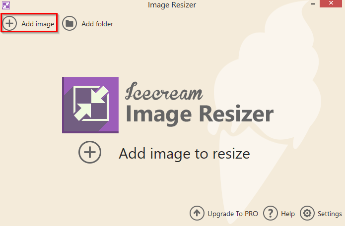 adding individual images for resizing in Image Resizer