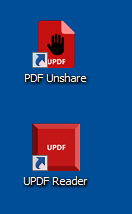 UPDF Reader is installed when installing PDF Unshare