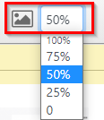 changing image size for webpages in Print Friendly & PDF