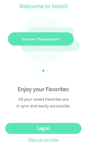 sign in to Noisli Chrome add-on