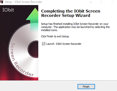 IObit Screen Recorder setup