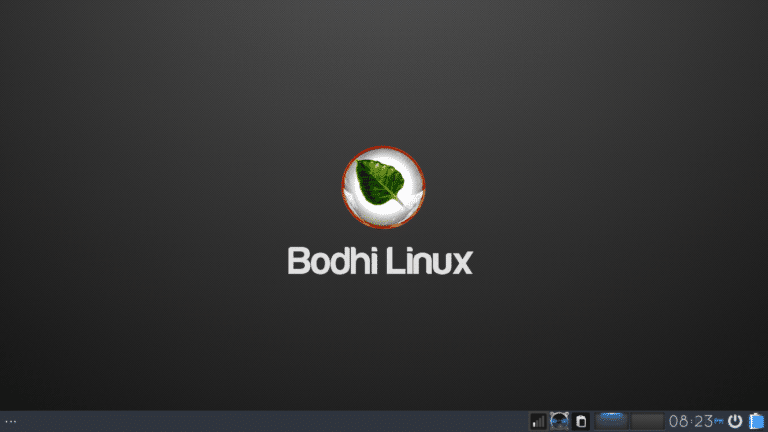 Bodhi Linux desktop