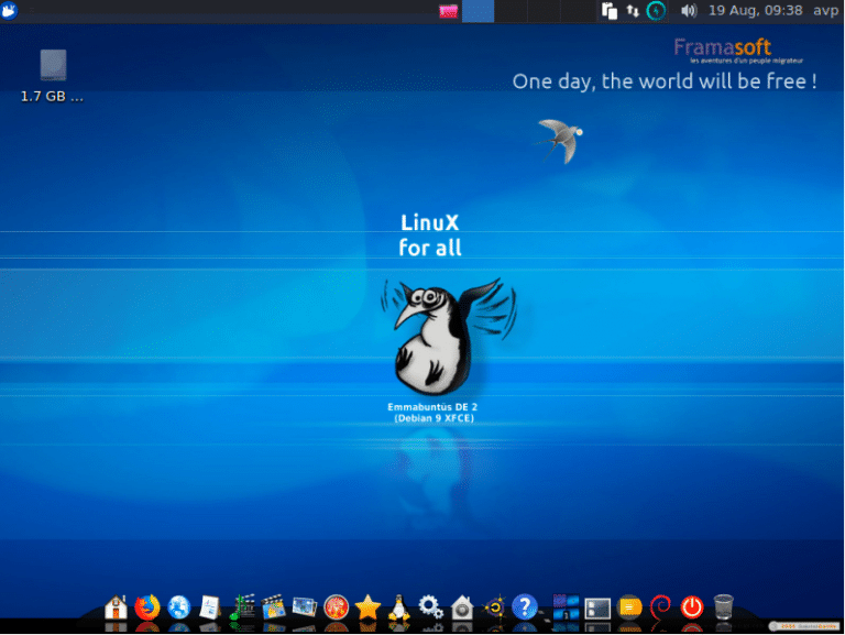 EmmabuntÃƒÂ¼s desktop