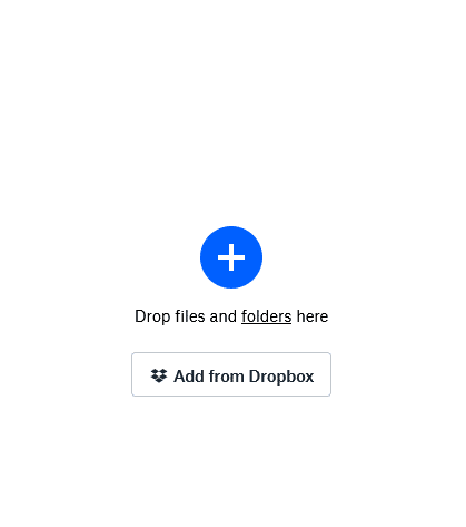 adding files and folder to Dropbox Transfer