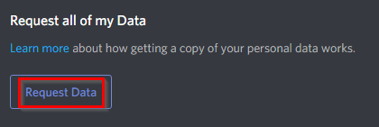 Requesting data from Discord