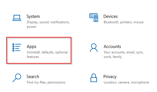 accessing Windows 10 settings