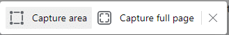 choosing what to capture using the web capture tool in edge