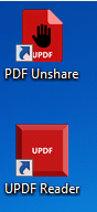 uPDF reader installed along with PDF Unshare Pro