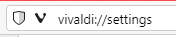 accessing vivaldi settings