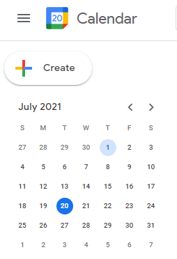 google calendar