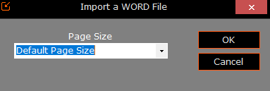 importing a Word document