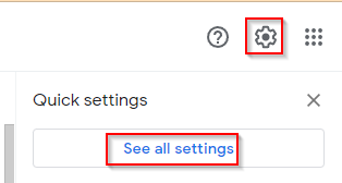 Gmail settings