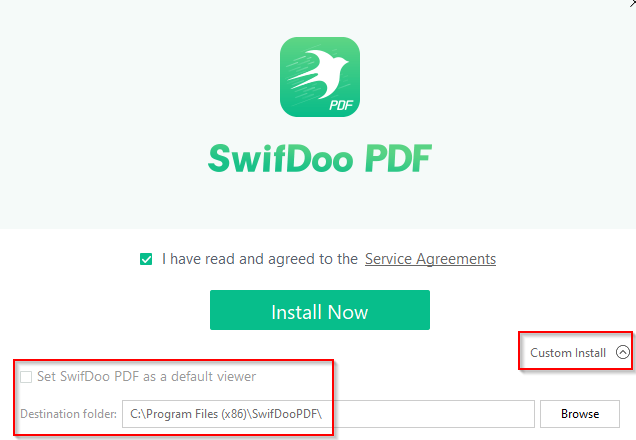 installing SwifDoo PDF