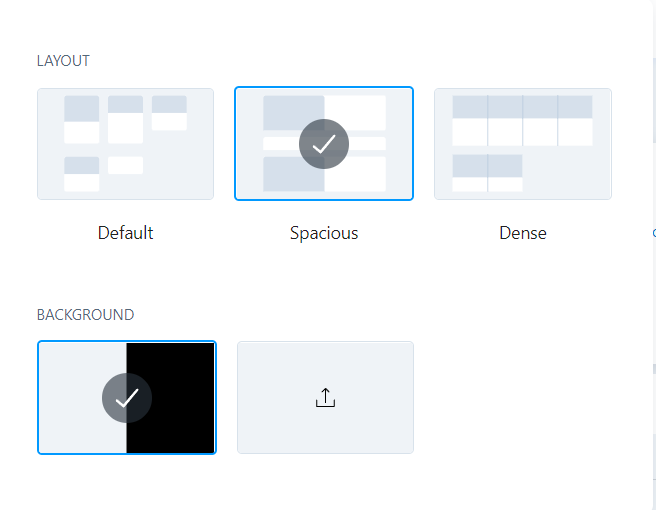 appearance settings 