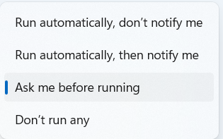 changing when troubleshooters are run