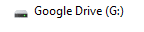 default drive letter for google drive