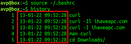 apply the changes made in .bashrc file