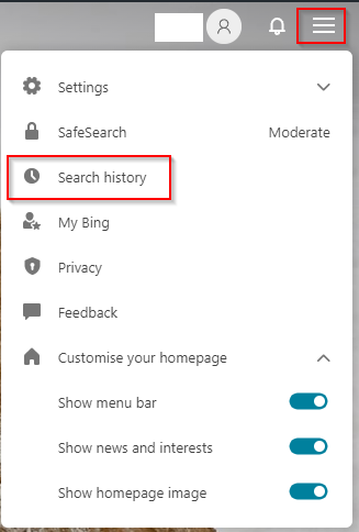 accessing bing dashboard