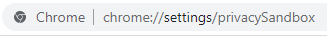 accessing privacy sandbox settings in google chrome