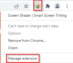 accessing add-on settings