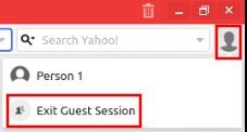 exit guest session in vivaldi