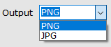 output format for images