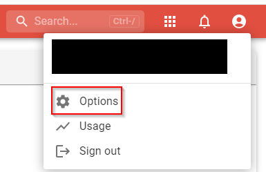 accessing Text Blaze options