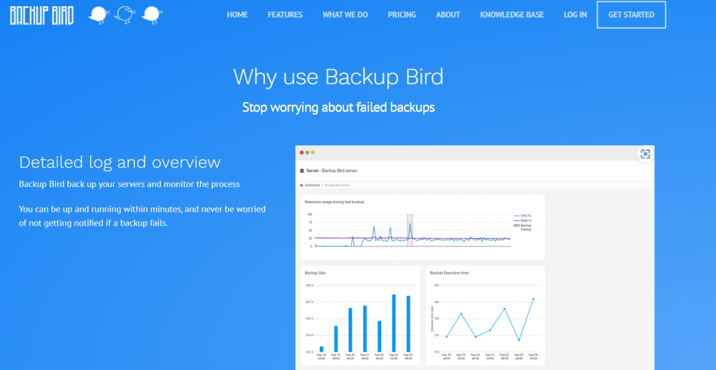 Backup Bird overview