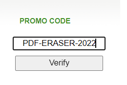 PDF Eraser Pro Promo Code