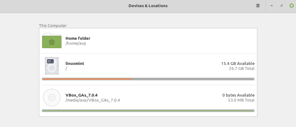 Choose from the listed drives and partition to analyze disk usage