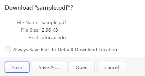 PDF files will be downloaded instead of opened after disabling the internal PDF viewer in Vivaldi browser.